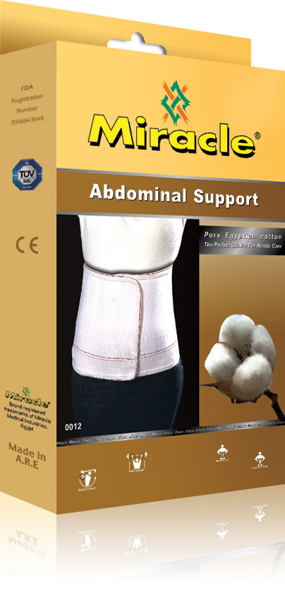 MIRACLE ABDOMINAL SUPPORT COTTON BELT S