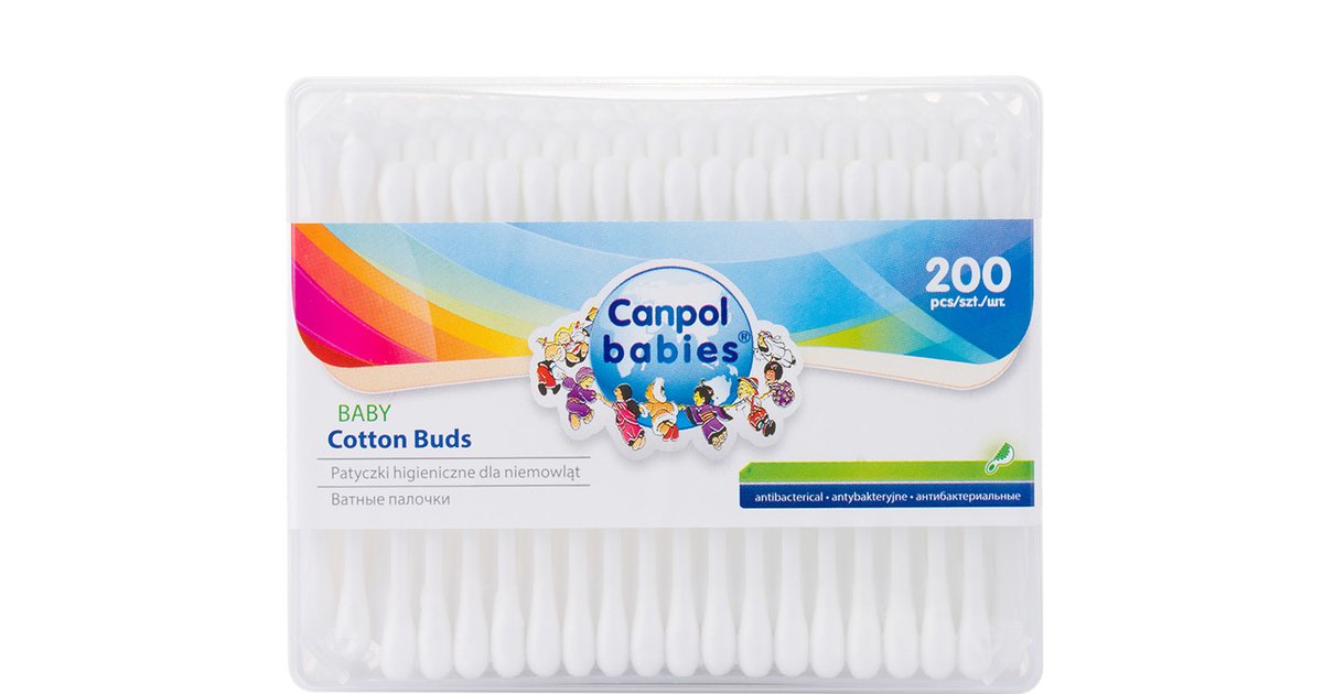 Canpol babies Cotton Buds With Limiter Cotton fioc bambino 56 pz